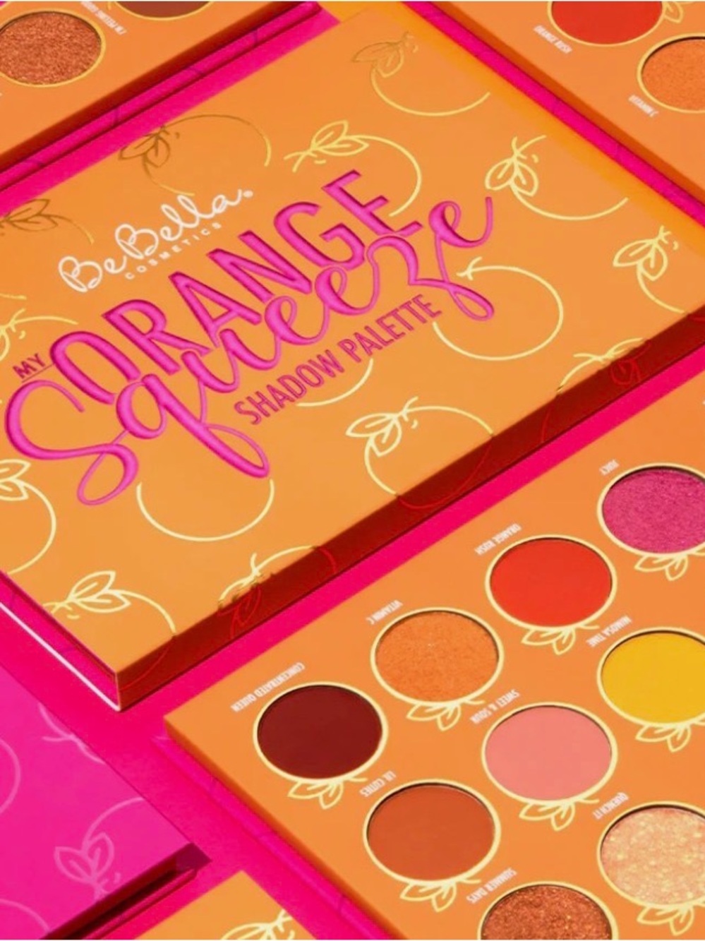 Orange Squeeze Eyeshadow Palette — Vibrant Orange Shades